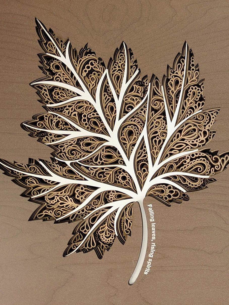 7 Layer Leaf Art